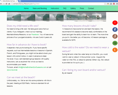 Aloha Brothers Surf Lessons